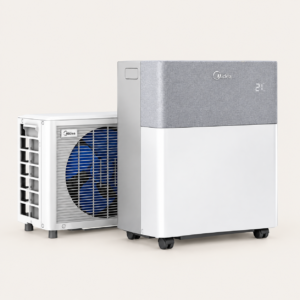 Midea PortaSplit Cool | Climatizzatore portatile Split | 8.000 BTU / 2,35 kW | PortaSplit Cool | GTIN 4048164122301 | Classe energetica A++ | SEER 6,1 | Fino a 28 m² | R32 | 135 kWh/anno