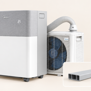 Midea PortaSplit | Climatiseur mobile réversible split | 12 000 BTU / 3,5 kW | HSR50N7-H1 | GTIN4048164116478 | A++ froid / A+ chaud