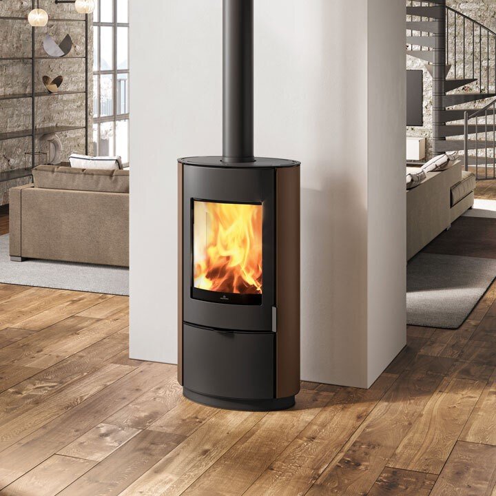 Edilkamin 10 kW : Stufa a legna/pellet - immagine 2