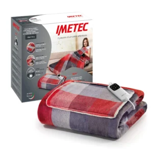 Coperta/plaid termico Imetec CaldoPlaid Velvet Tartan 150 x 110 cm