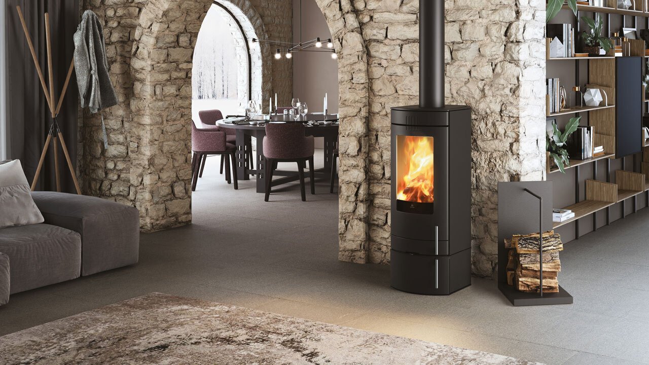 Edilkamin 10 kW : Stufa a legna/pellet - immagine 3