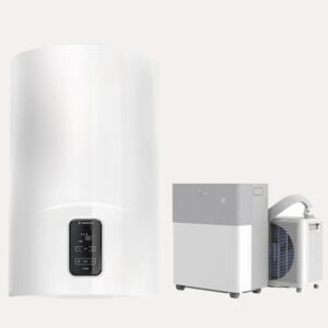 Kit Ariston Lydos Plus 80 V/5 EU scaldabagno + Midea PortaSplit Cool climatizzatore portatile 8.000 BTU